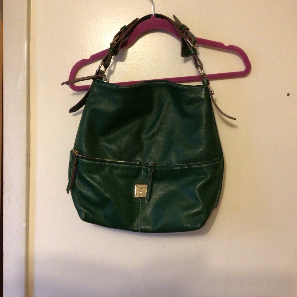Dooney &Bourke  Dillen grained leather hobo bag with adjustable strap - Picture 2 of 14